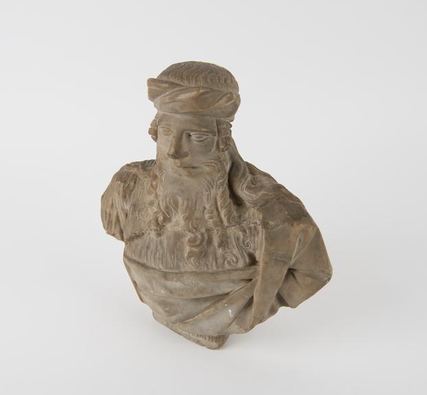 Renaissance marble bust identified as Hippocrates